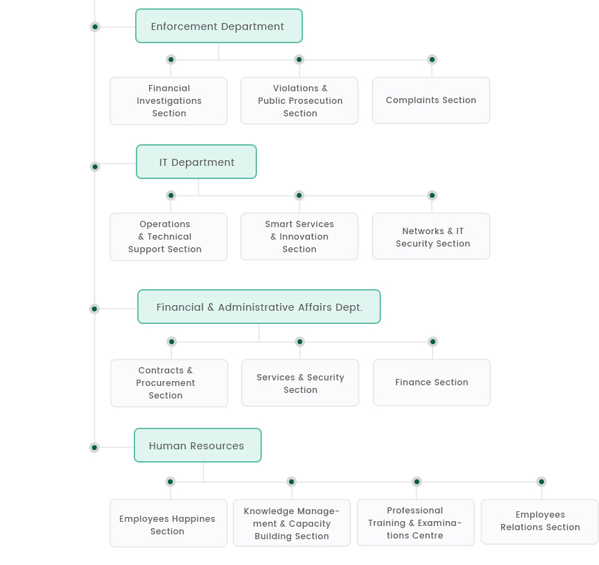 Corporate Finance Department Organizational Chart