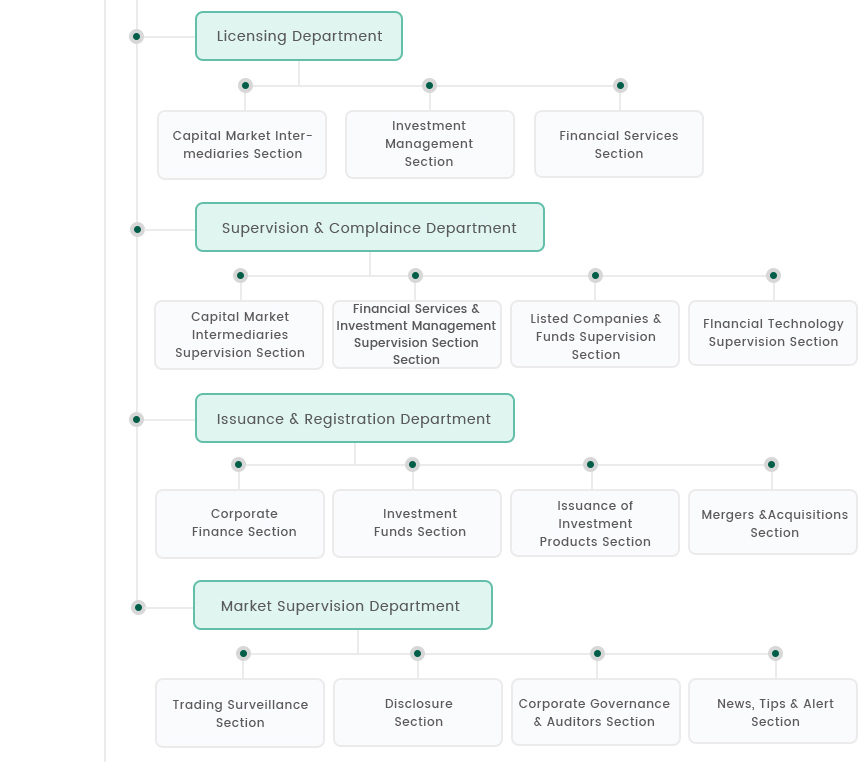 Corporate Finance Department Organizational Chart